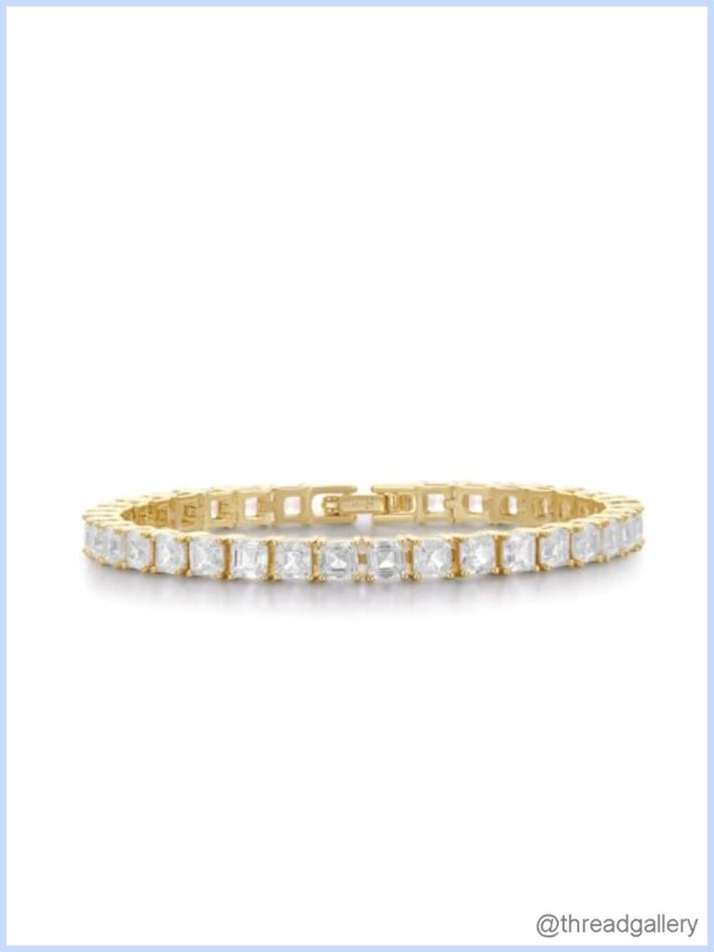 14K Gold Filled Tennis Bracelet for Women - Cubic Zirconia Prong Set